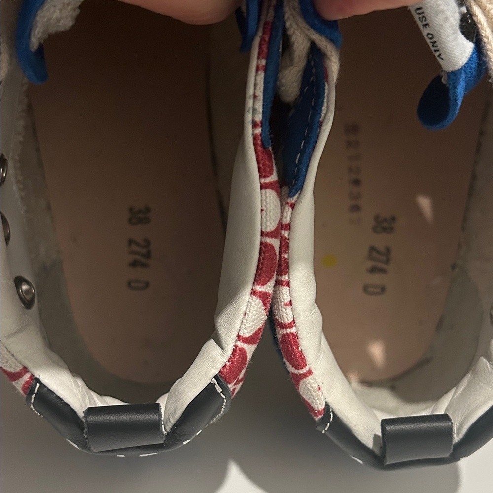 Golden Goose Blue and Red Heart Sneakers 38 - Picture 11 of 15